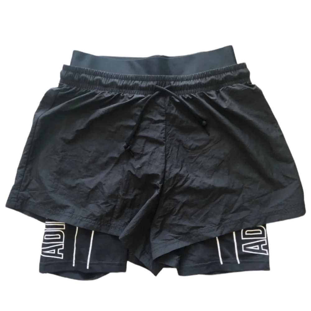 Adidas Women's Detachable 2in1 Training Shorts Size Small NWT
